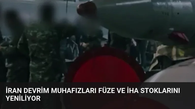 İran Devrim Muhafızları Füze ve İHA Stoklarını Yeniliyor