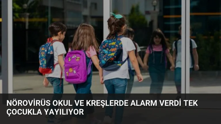 Nörovirüs Okul ve Kreşlerde Alarm Verdi Tek Çocukla Yayılıyor