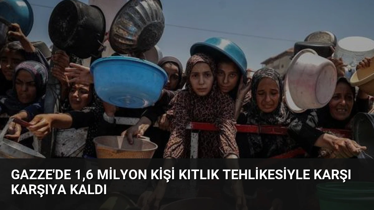 Gazze’de 1,6 Milyon Kişi Kıtlık Tehlikesiyle Karşı Karşıya Kaldı