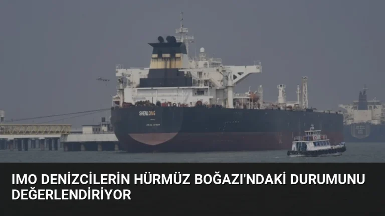 IMO Denizcilerin Hürmüz Boğazı’ndaki Durumunu Değerlendiriyor