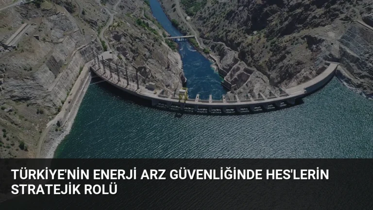 Türkiye’nin Enerji Arz Güvenliğinde HES’lerin Stratejik Rolü