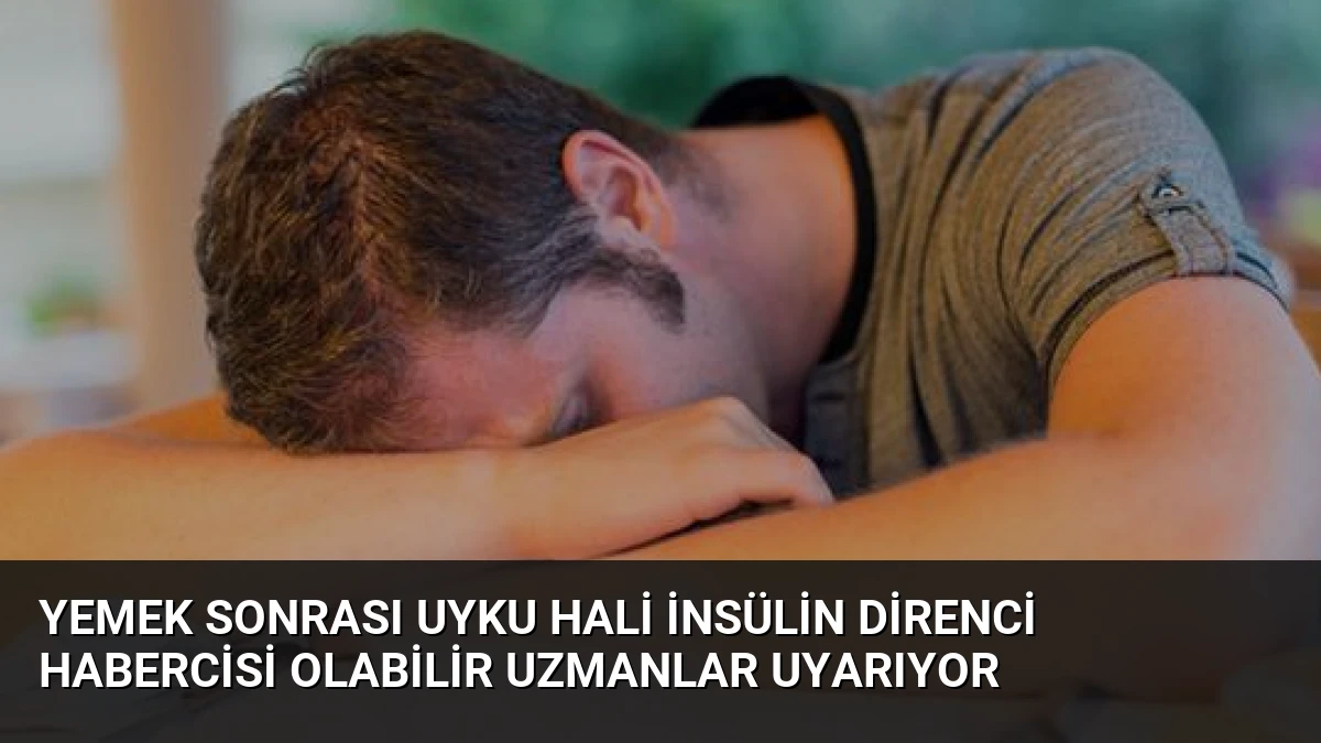 Yemek Sonrası Uyku Hali İnsülin Direnci Habercisi Olabilir Uzmanlar Uyarıyor