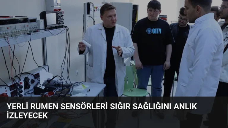 Yerli Rumen Sensörleri Sığır Sağlığını Anlık İzleyecek