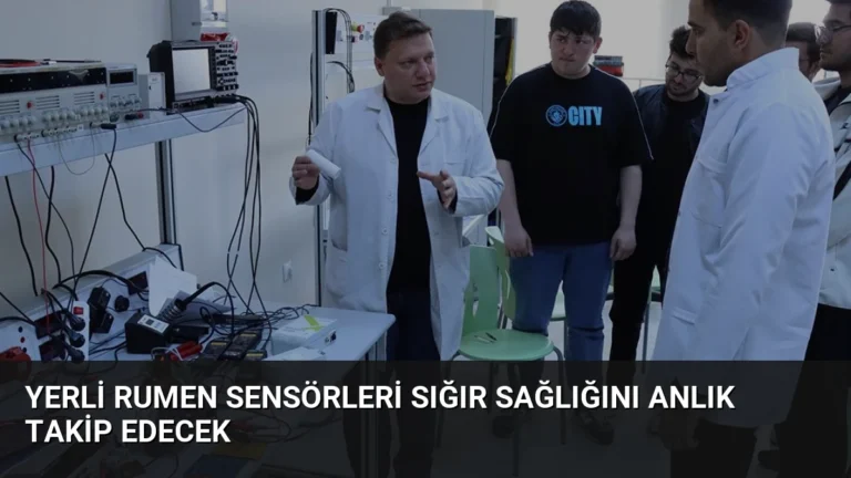 Yerli Rumen Sensörleri Sığır Sağlığını Anlık Takip Edecek