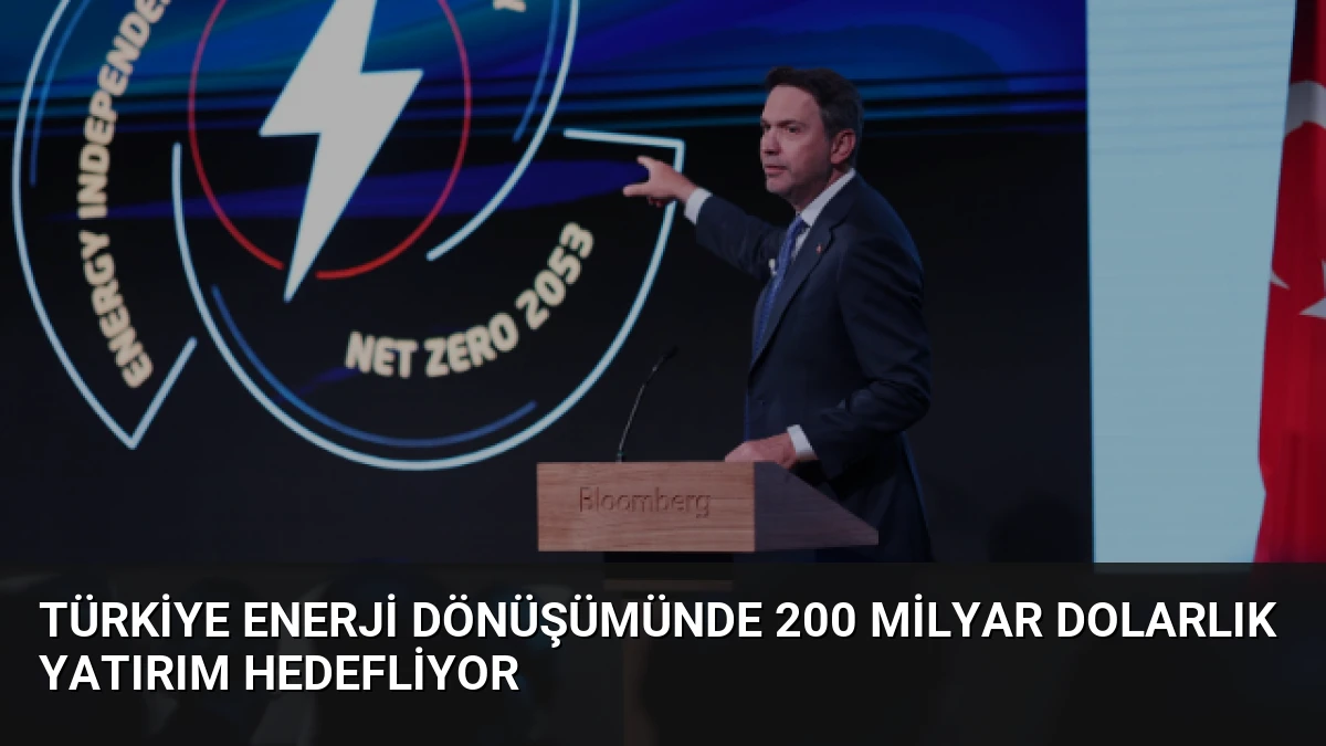 Türkiye Enerji Dönüşümünde 200 Milyar Dolarlık Yatırım Hedefliyor