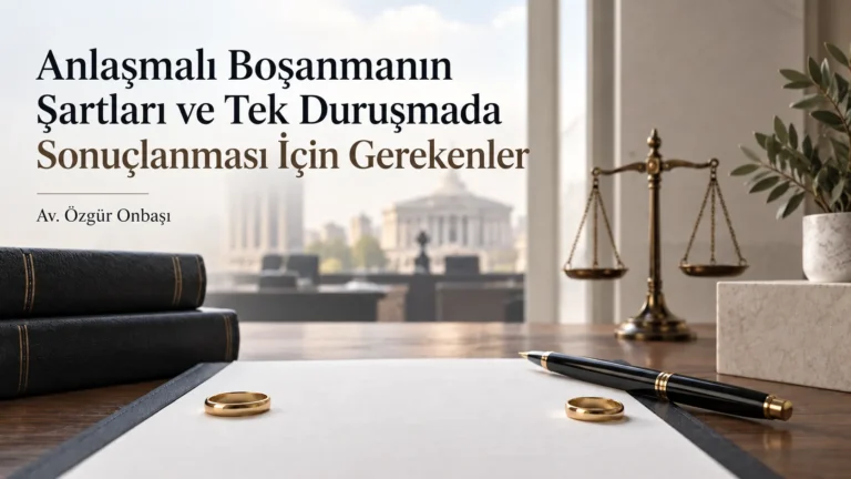 Anlaşmalı Boşanmanın Şartları ve Tek Duruşmada Sonuçlanması İçin Gerekenler