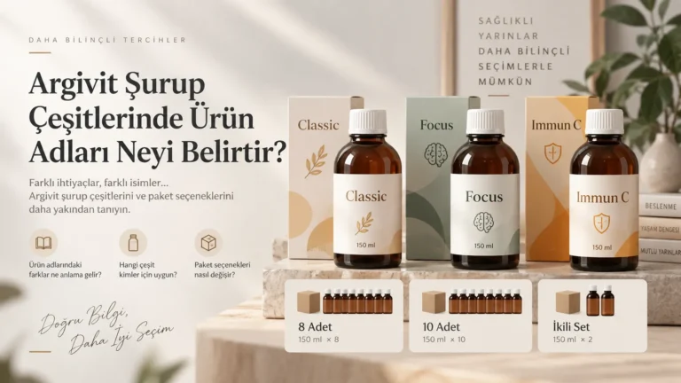 Argivit Şurup Çeşitlerinde Ürün Adları Neyi Belirtir?