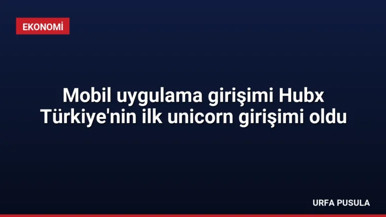 Mobil uygulama girişimi Hubx Türkiye’nin ilk unicorn girişimi oldu