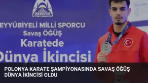 Polonya Karate Şampiyonasında Savaş Öğüş Dünya İkincisi Oldu