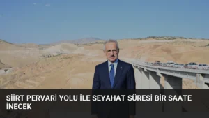 Siirt Pervari Yolu ile Seyahat Süresi Bir Saate İnecek